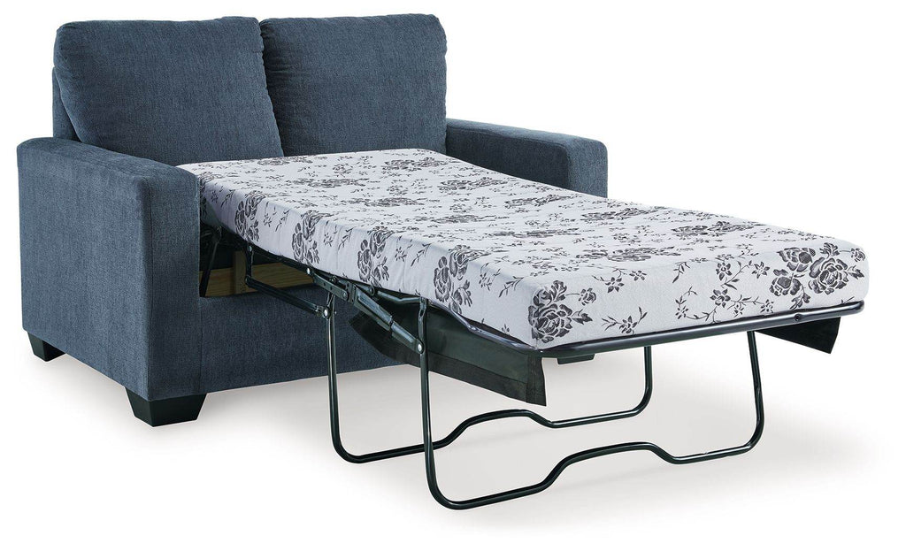 Rannis - Twin Sofa Sleeper - Fabric - Navy-2