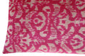 Canvello Decorative Pink Beige Geometric Throw Pillow Down Feather Filled - 16x24 in