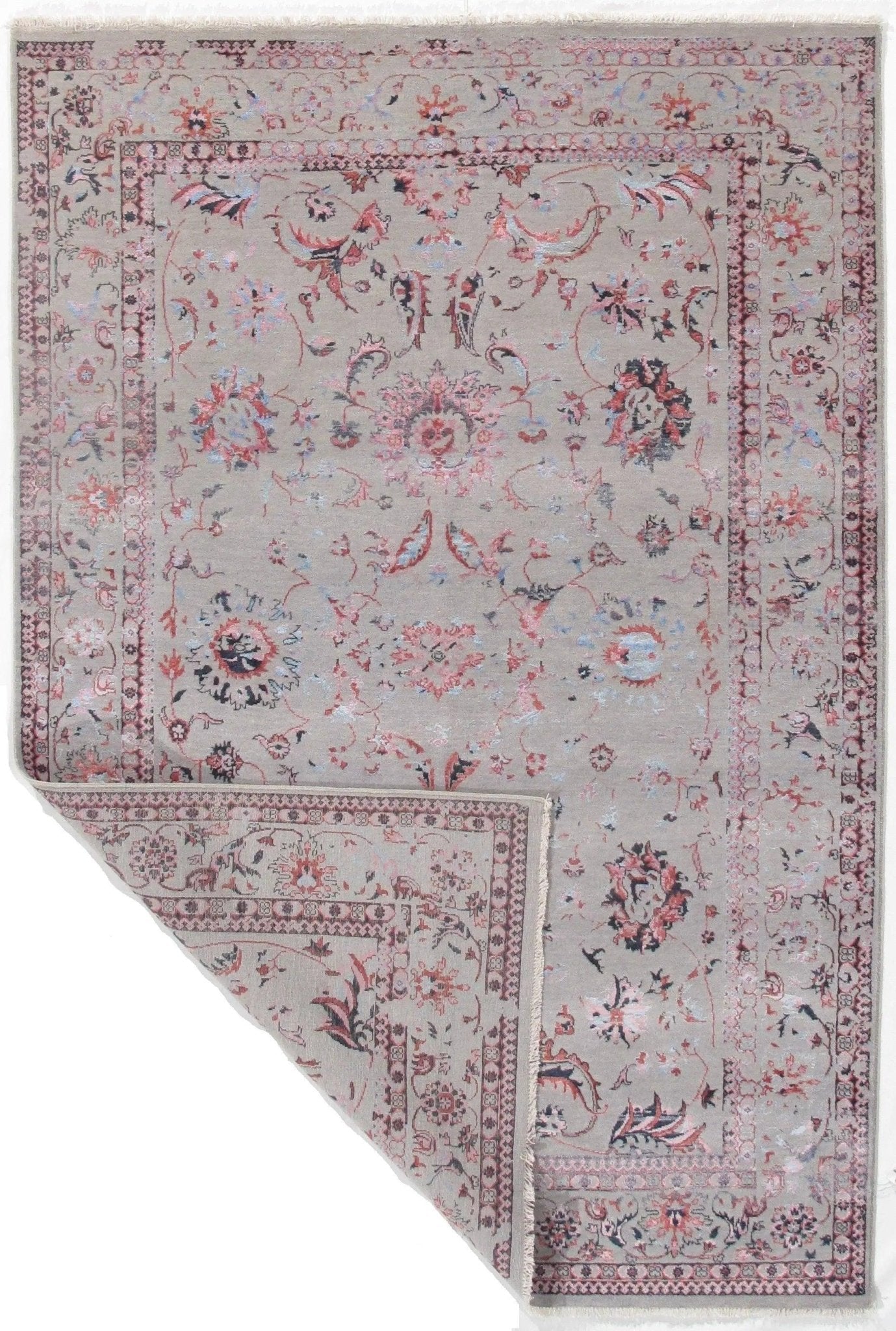 Canvello Gray Modern Area Rug - 6' X 9'