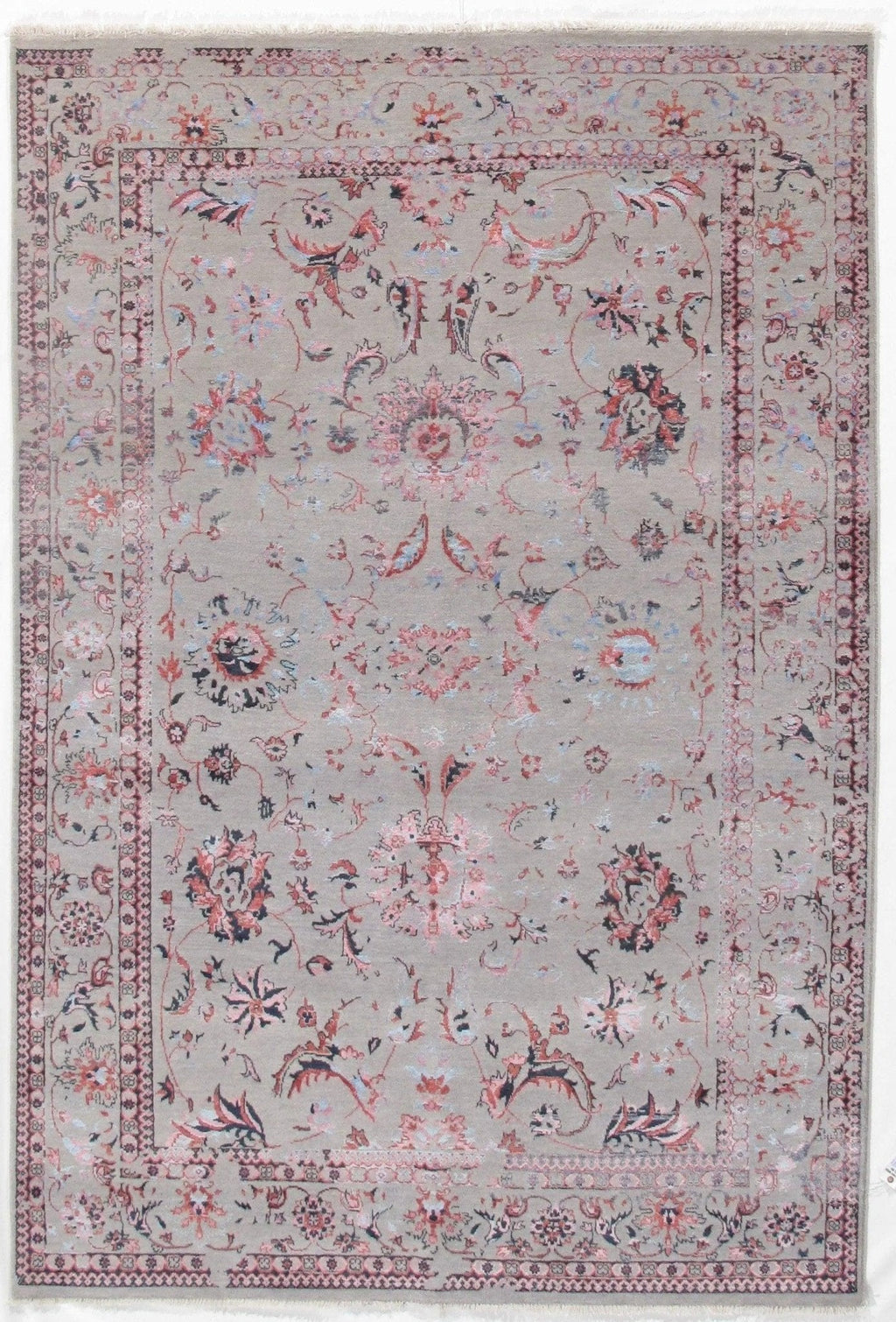 Canvello Gray Modern Area Rug - 6' X 9'