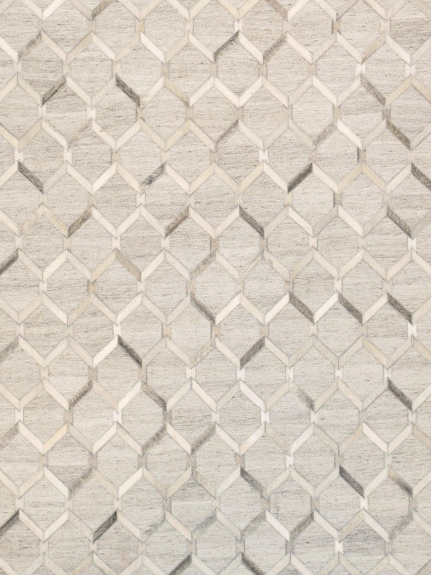 Canvello Hand-Loomed Cowhide Area Rugs- 5x8