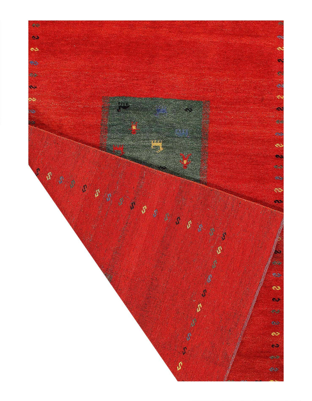 Canvello Handmade Gabbeh Colorful Area Rugs - 6' X 9'