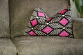 Canvello Hot Pink Throw Pillows For Couch Down Filled - 16x24 in