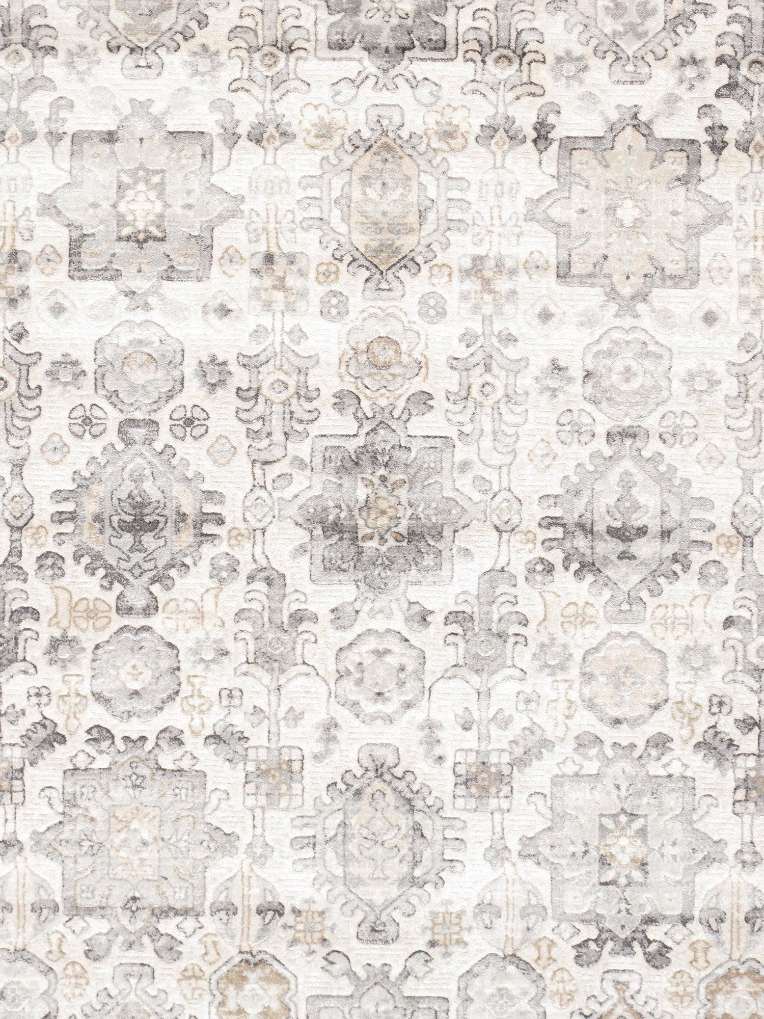 Canvello Modern Design Power Loom Area Rug- 2' X 3'