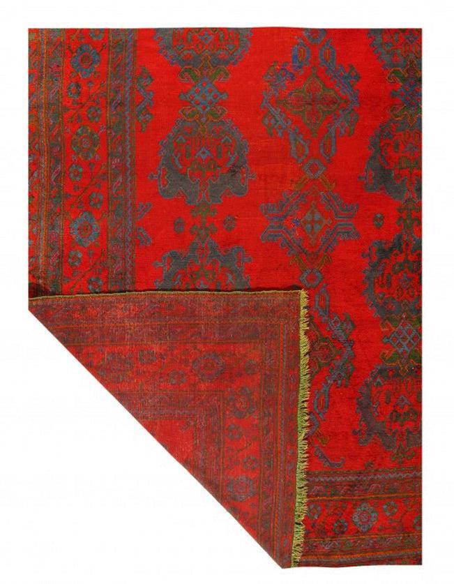 Canvello Red Fine Hand knotted Antique Oushak 16'4'' X 18'6''
