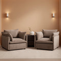 Luxuriously Brown Oversized Accent Chair