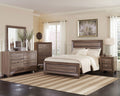 Oatfield Washed Taupe 5-piece Queen Bedroom Set