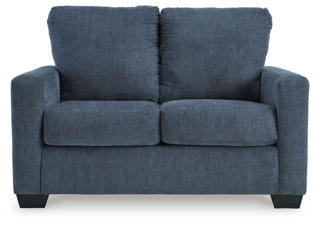 Rannis - Twin Sofa Sleeper - Fabric - Navy-0