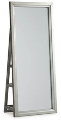 Evesen - Floor Standing Mirror With Storage - Champagne-0