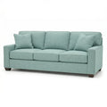 Clifford Sofa 2 Arm – Made in USA, 5-Day Shipping, Custom Fabric Options, Classic 2-Arm Sofa Wholesale Sofa Furniture - Blue Leslie Robins Egg - Seafoam Green - Fabric