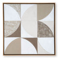 Harelman - Wall Art - Tan / Taupe / White-0