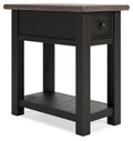 Tyler Creek - Chair Side End Table - Black / Gray-0
