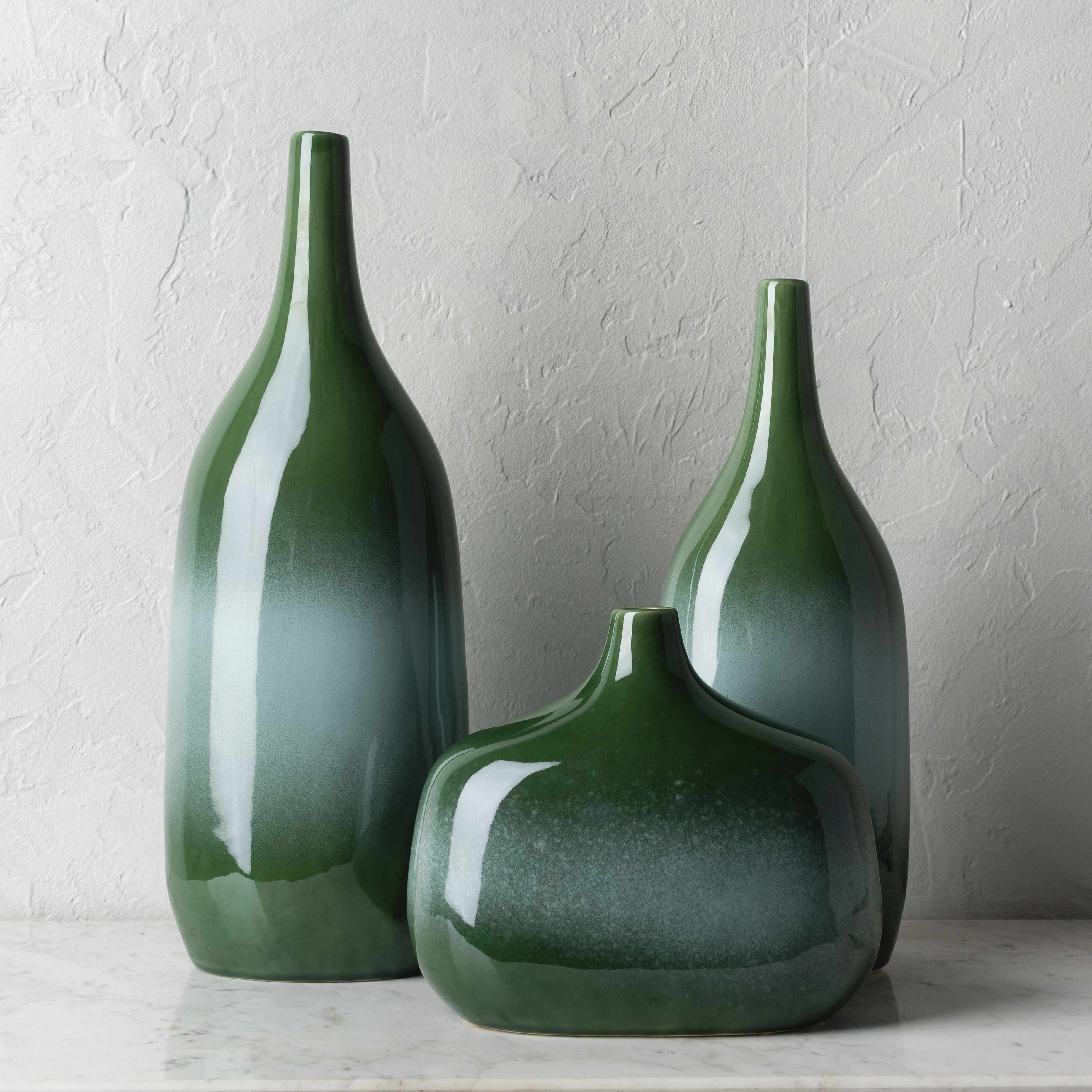 Cinigiano Green Outdoor Vase-2