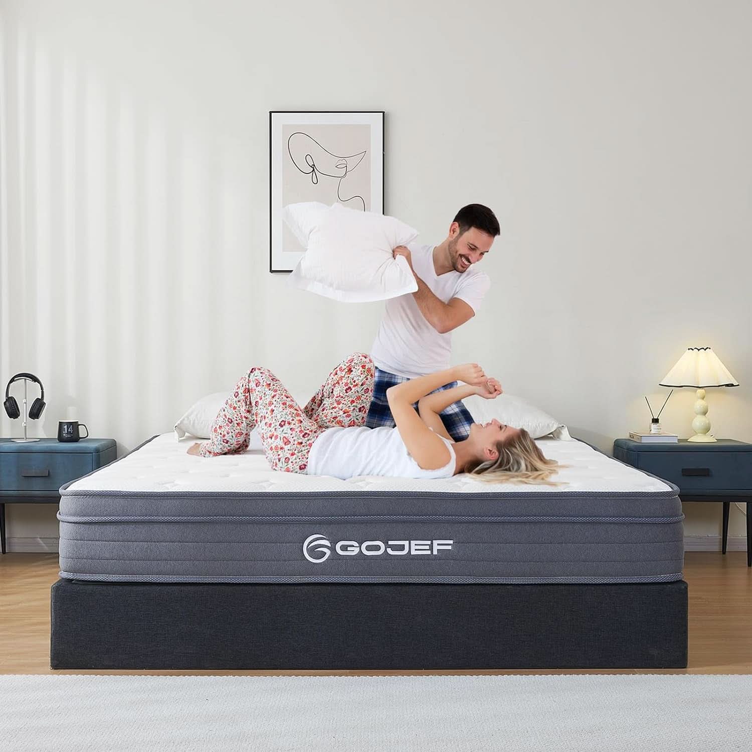 Queen 12 Inch Hybrid MemoryFoam Mattress PremiumGrade-1