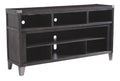 Todoe - LG TV Stand w/Fireplace Option - Gray-0