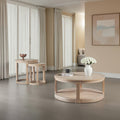 2pc Coffee Table Set Lower Shelf