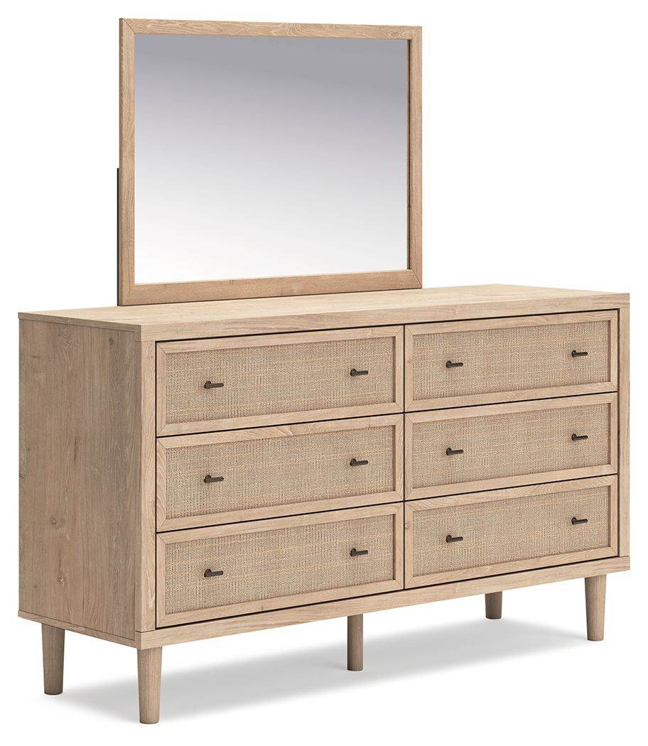 Cielden - Dresser And Mirror - Two-Tone-0
