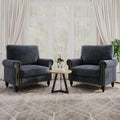 Dark Grey Oversized Accent Chair