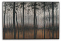 Philyra - Wall Art - Black / Orange / Silver-0