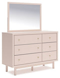 Wistenpine - Dresser And Mirror - Blush-0