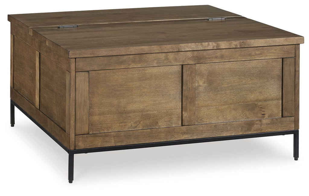 Torlanta - Lift Top Cocktail Table - Brown-0