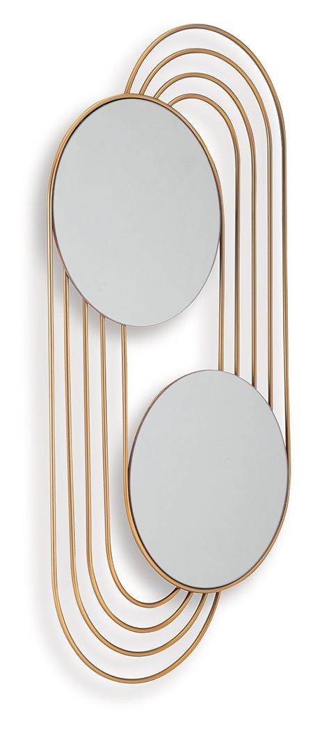 Warrenley - Accent Mirror - Gold Finish-2