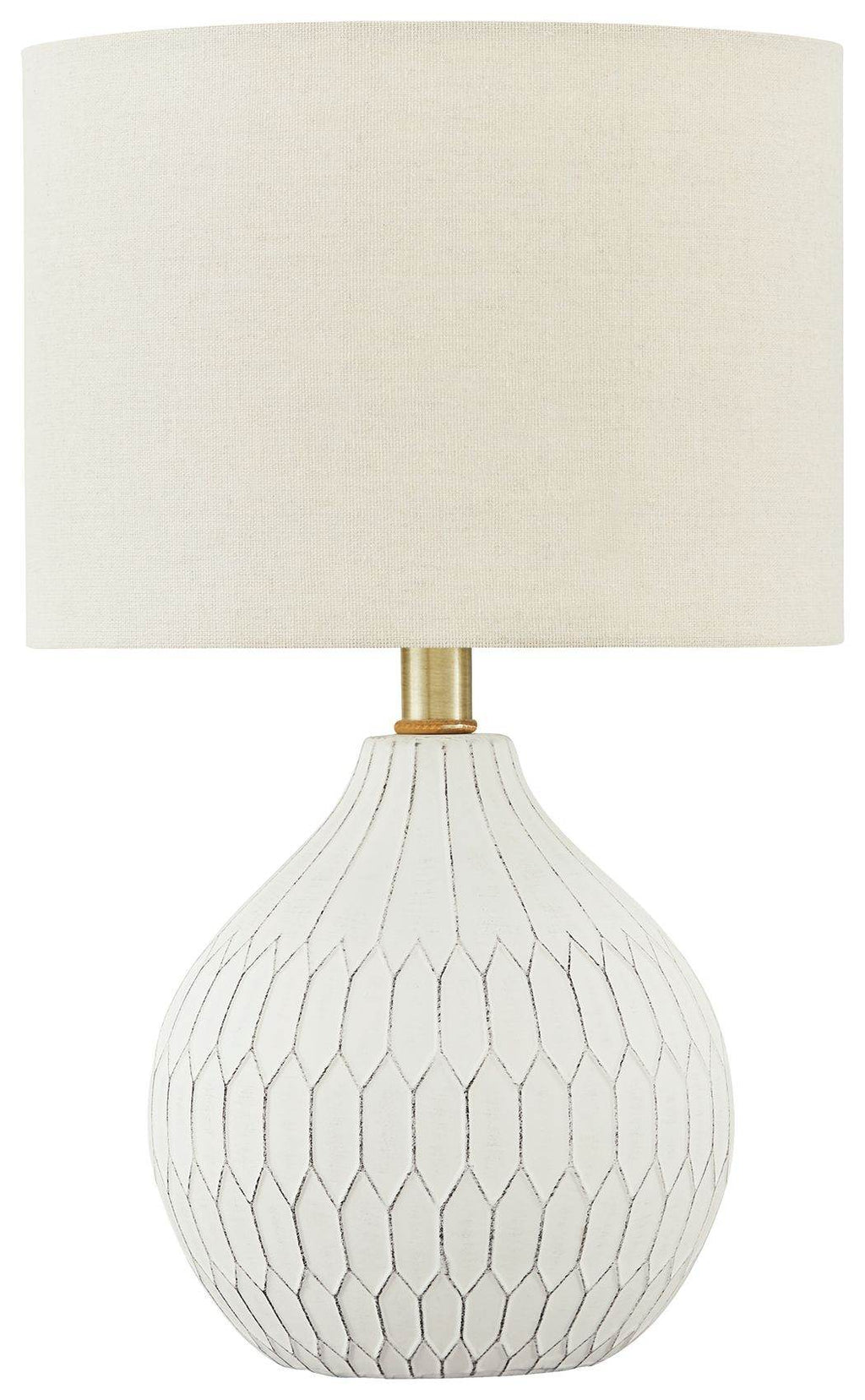 Wardmont - Ceramic Table Lamp  - White-0