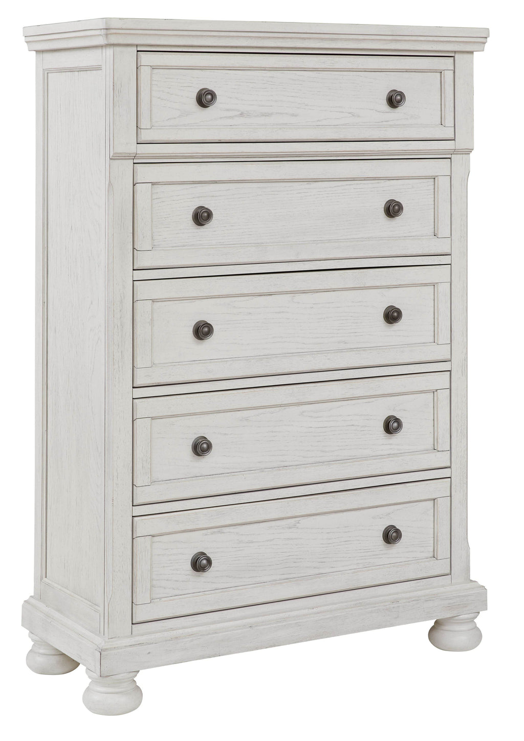 Robbinsdale - Five Drawer Chest - Antique White-0