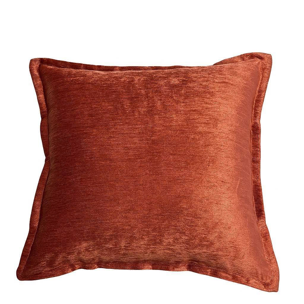 Homey COZY  Rose Copper Velvet Throw Pillow