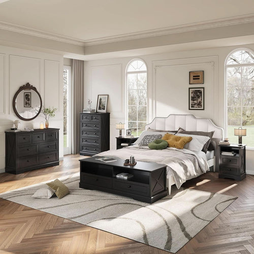 Black Storage Dresser