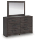 Prendonea - Dresser and Mirror - Charcoal-0