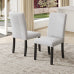 Beige Solid Wood Item (Set of 4)