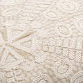 Kinango Beige Embroidered Accent Pillow - Clearance
