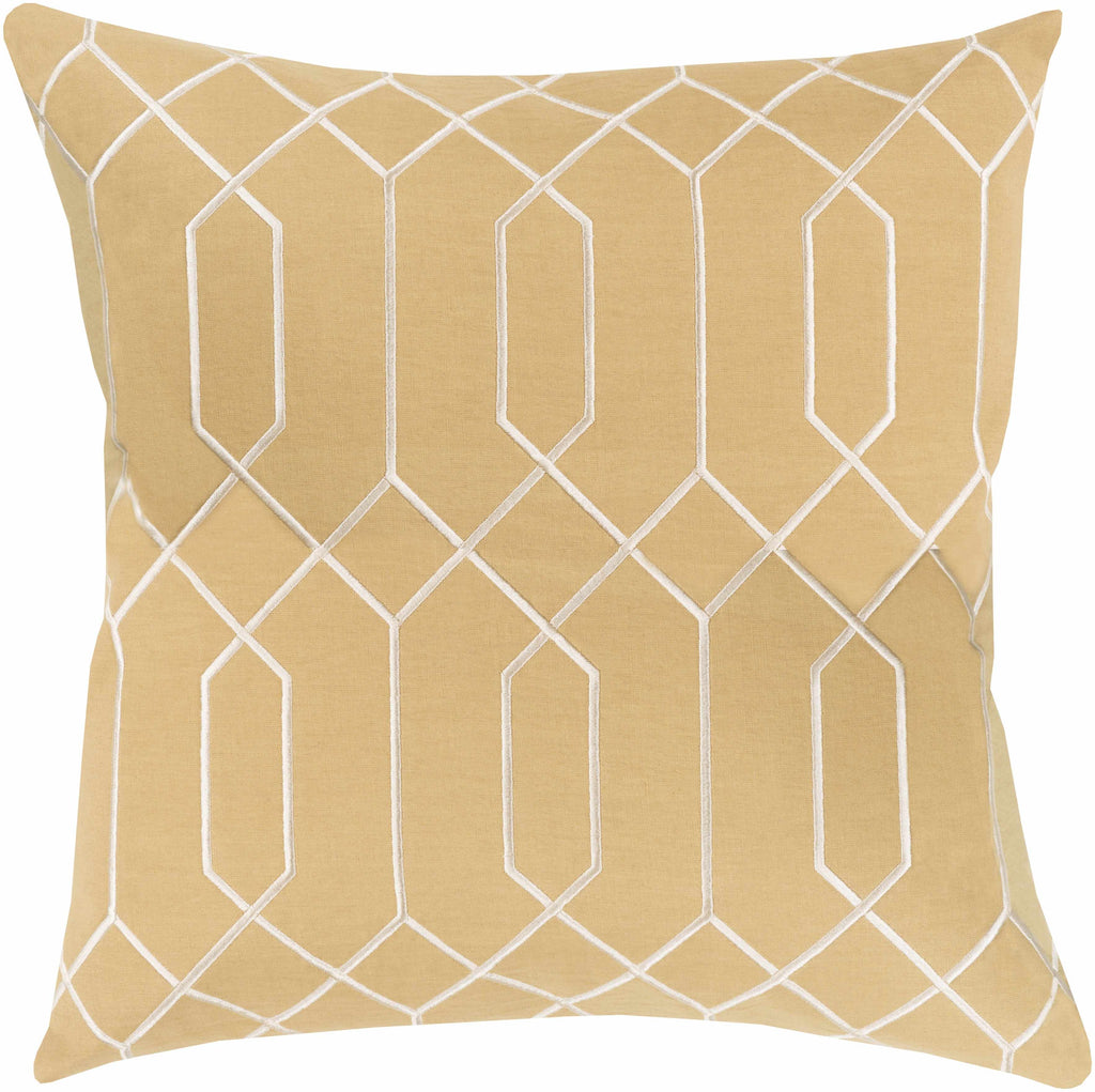 Kunle Mustard Geometric Accent Pillow - Clearance