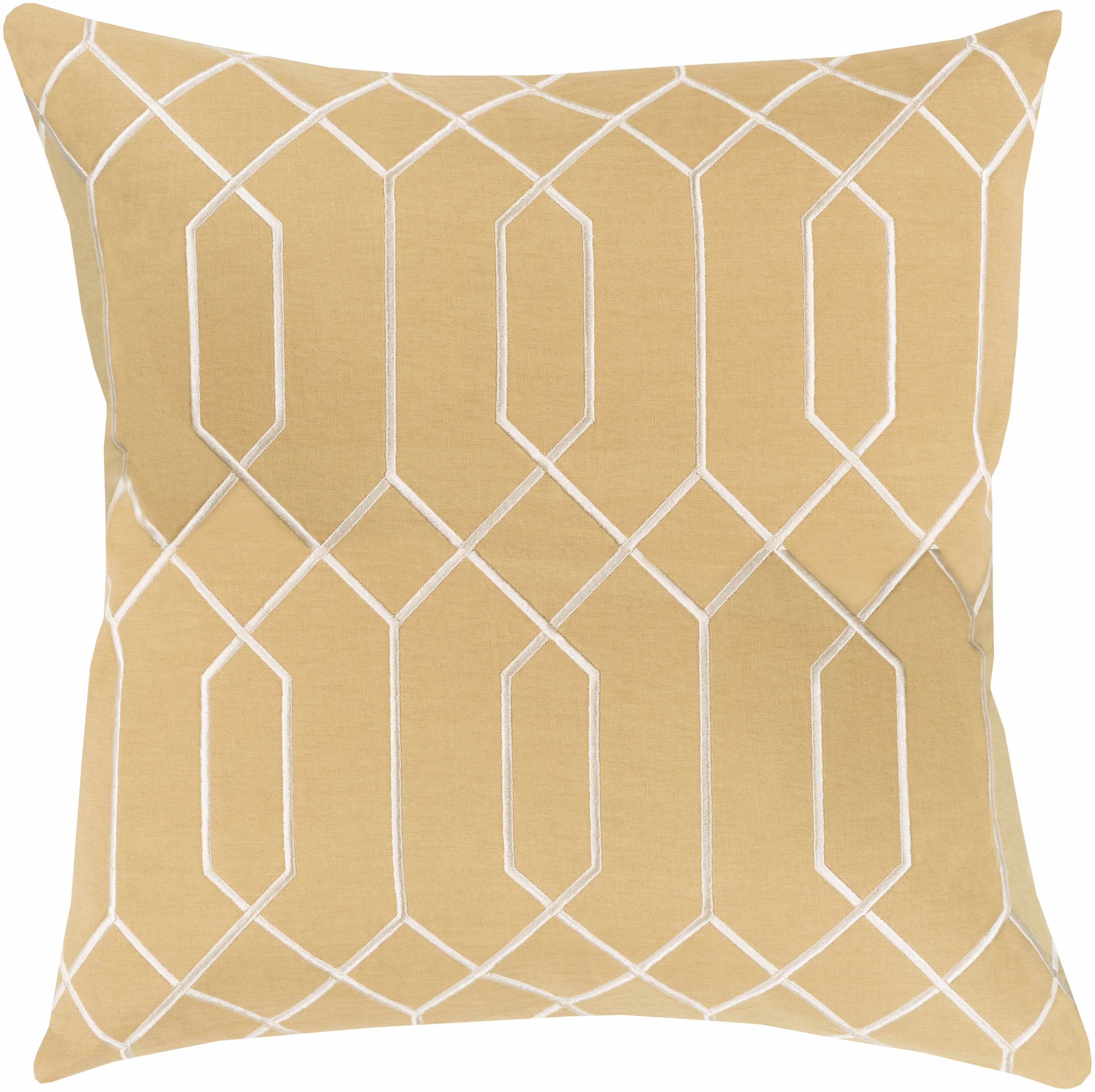 Kunle Mustard Geometric Accent Pillow - Clearance