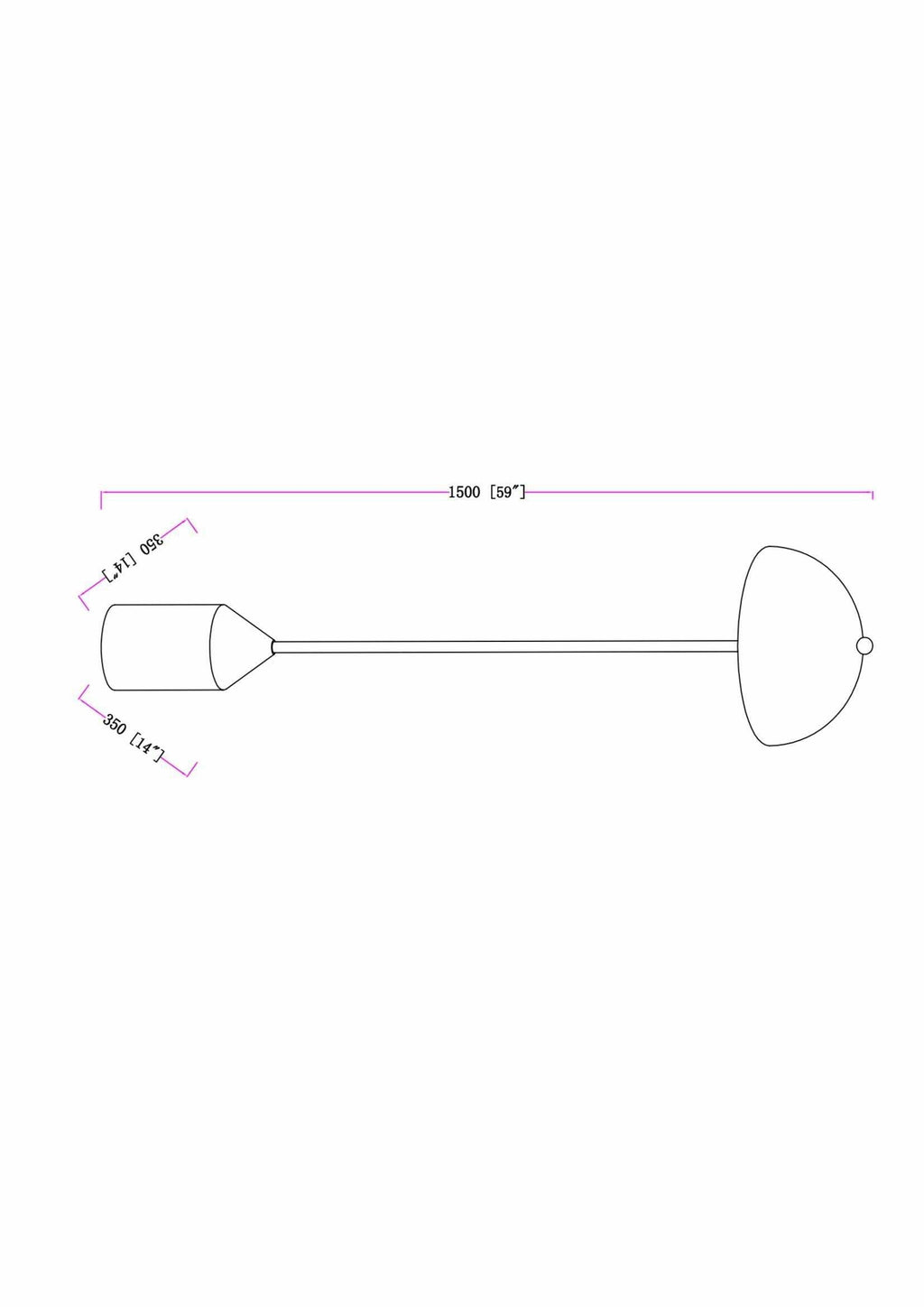 Landerneau Gold Floor Lamp