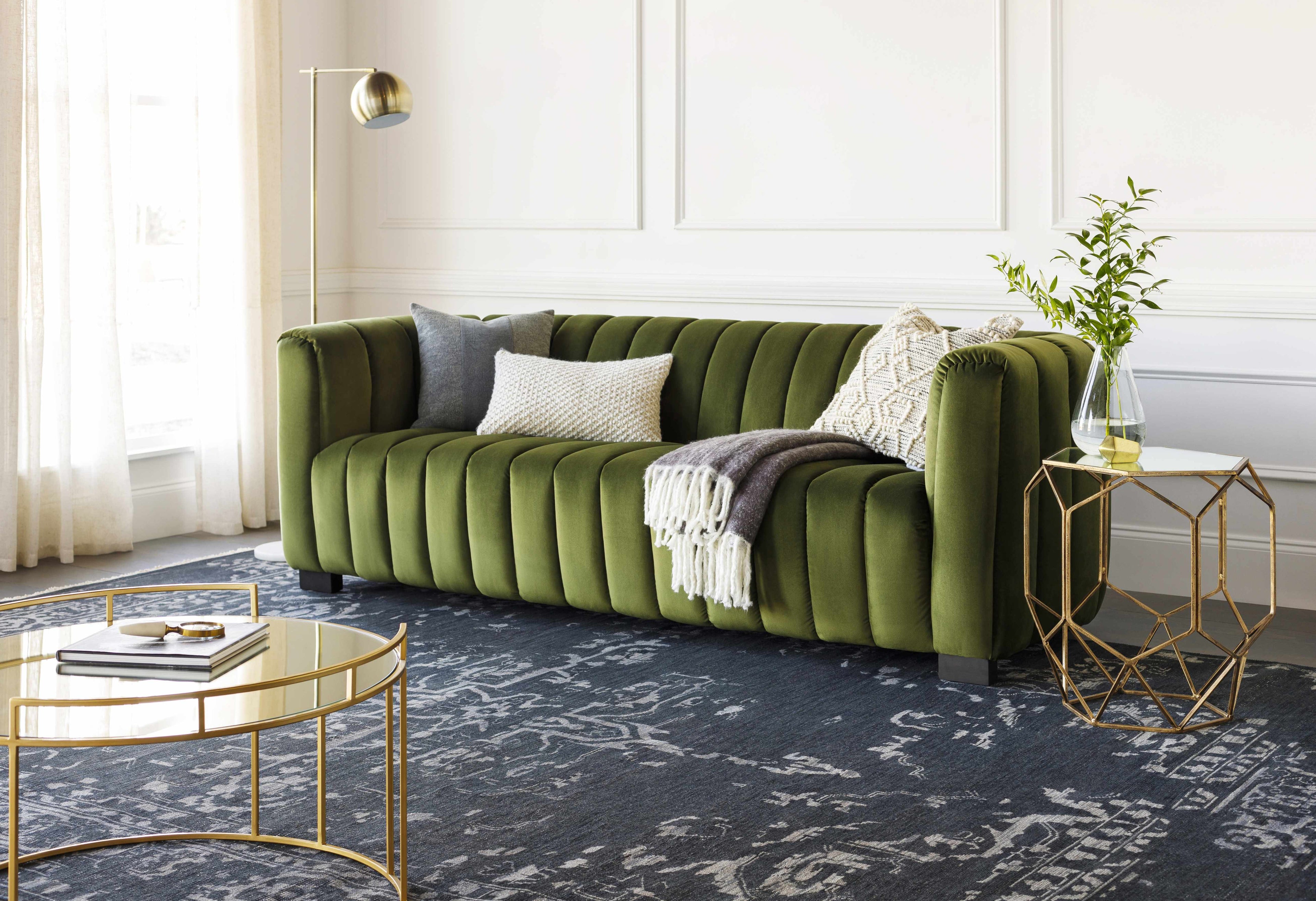 Maranzana Metallic - Brass Floor Lamp