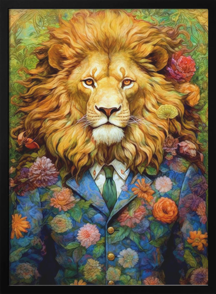 Wall art Lion animal art #lion-2