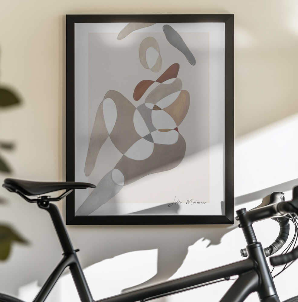 Wall art Flowing Silhouettes-1