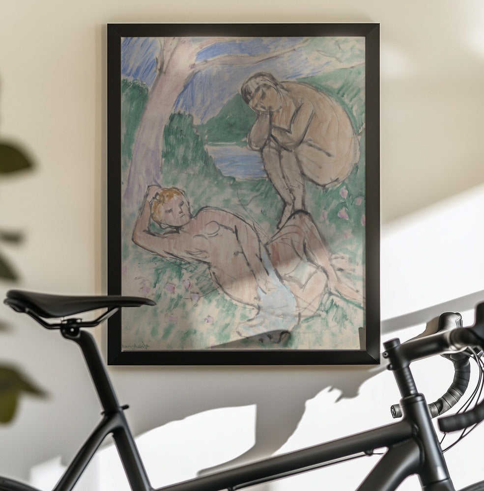 Wall art Baigneurs-1