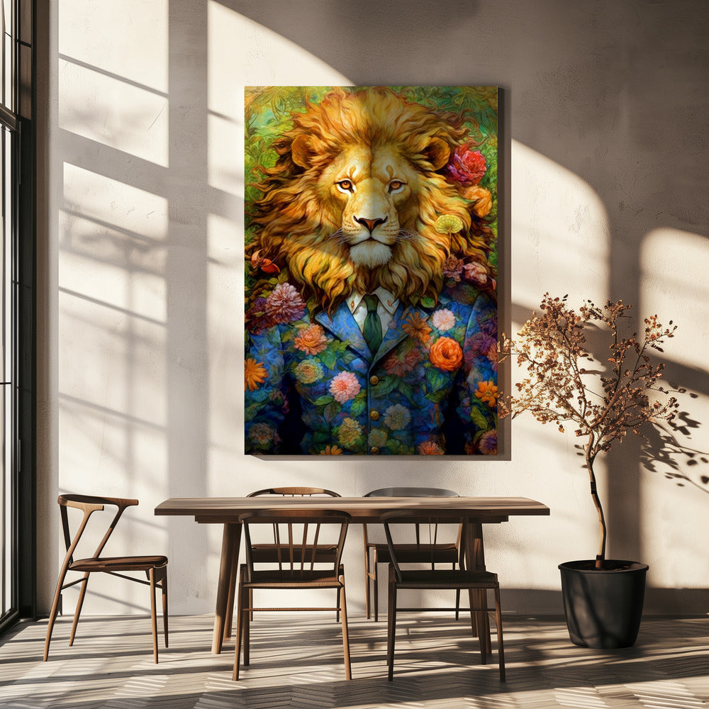 Wall art Lion animal art #lion-4