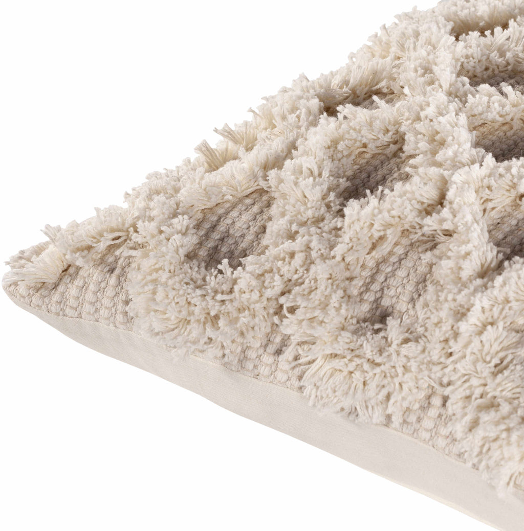 Pigcawayan Shaggy Diamond Accent Pillow - Clearance