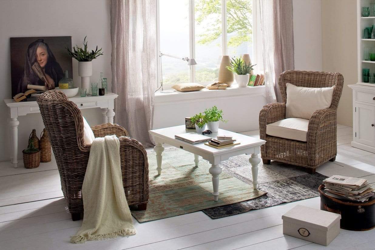 NNENVS Rectangular Coffee Table