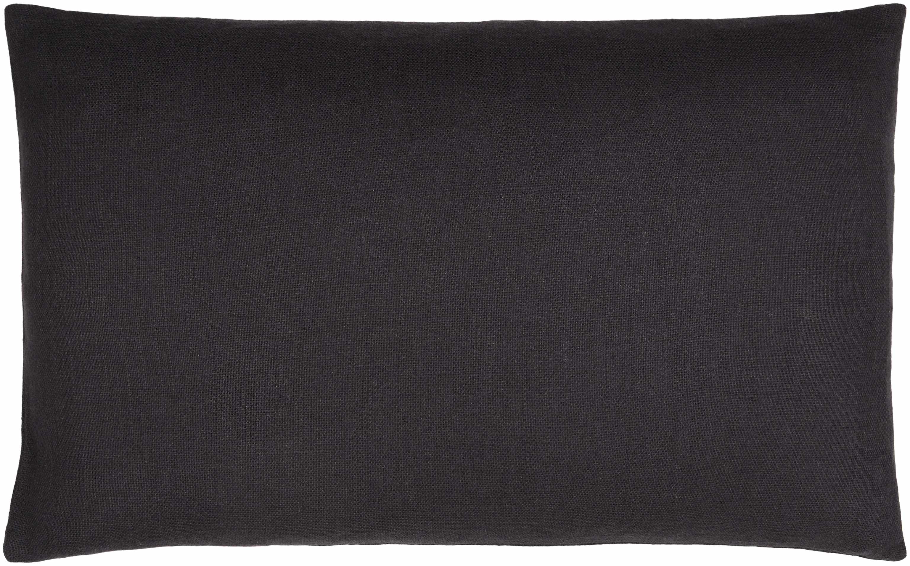 Royce Black Textured Accent Pillow - Clearance