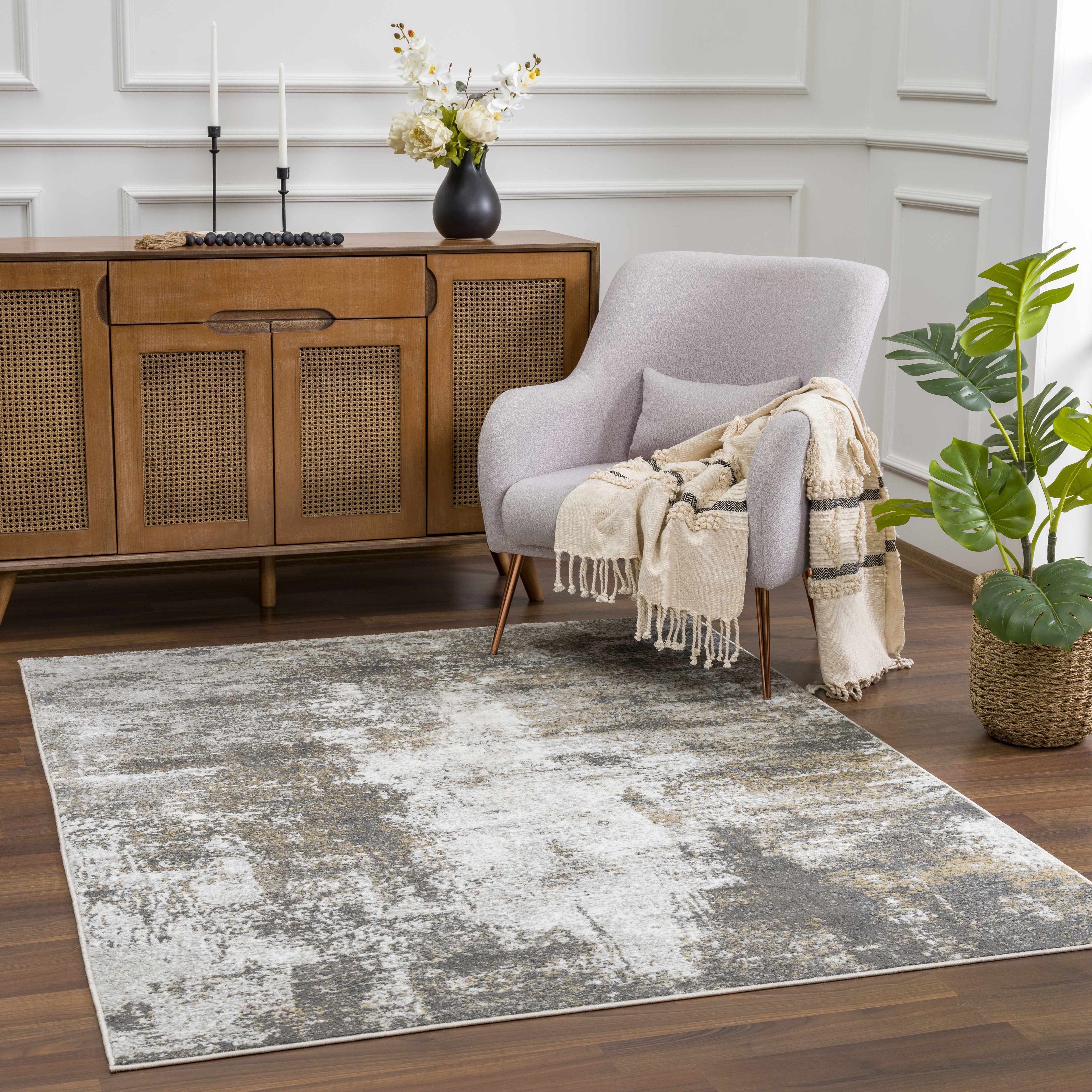 Liveree Abstract Area Rug - Clearance-2