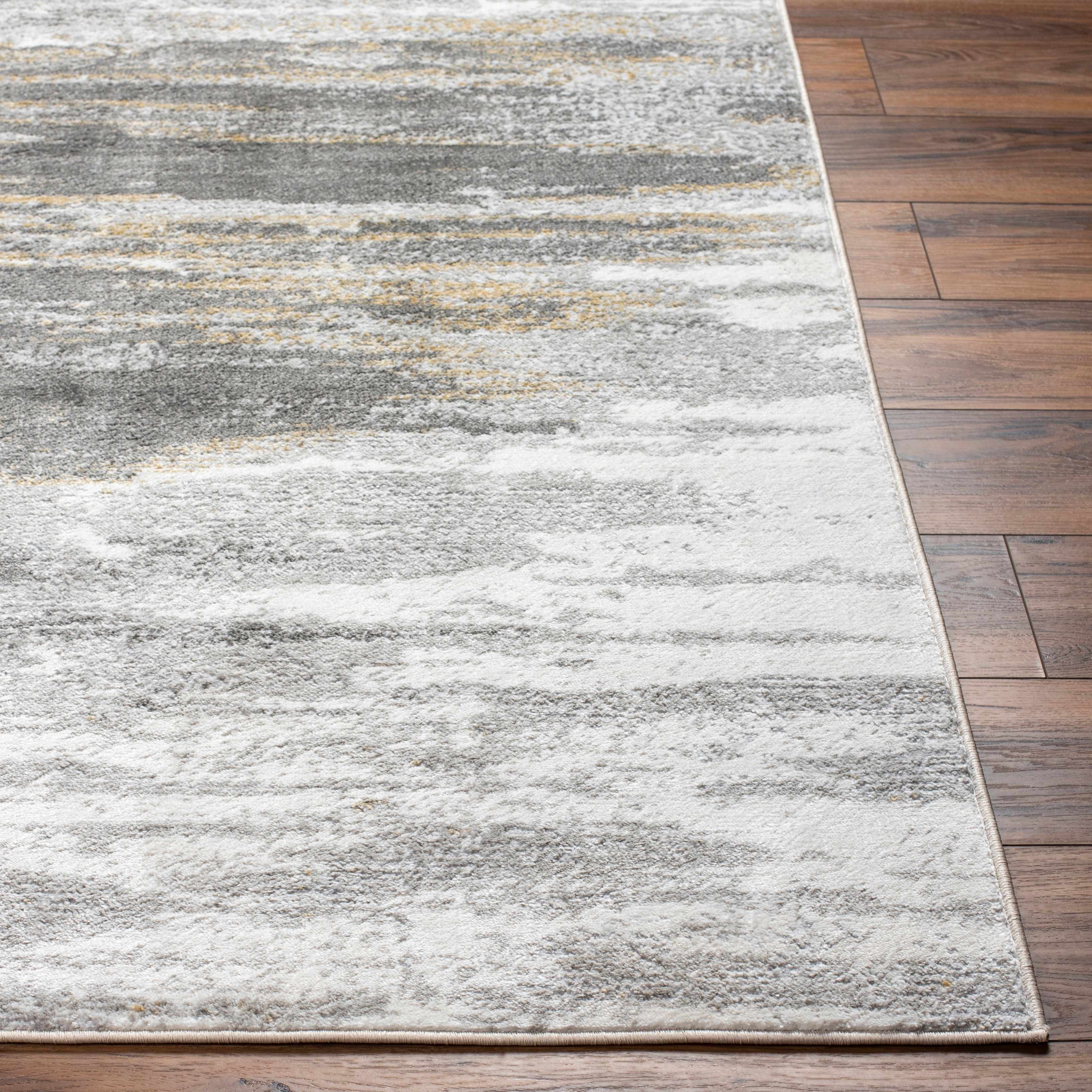 Derex Abstract Gray Rug-2
