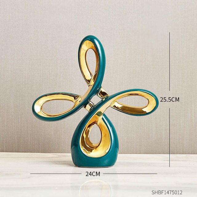 Abstract Sculpture Ceramic Statue Home Décor Figurines-12