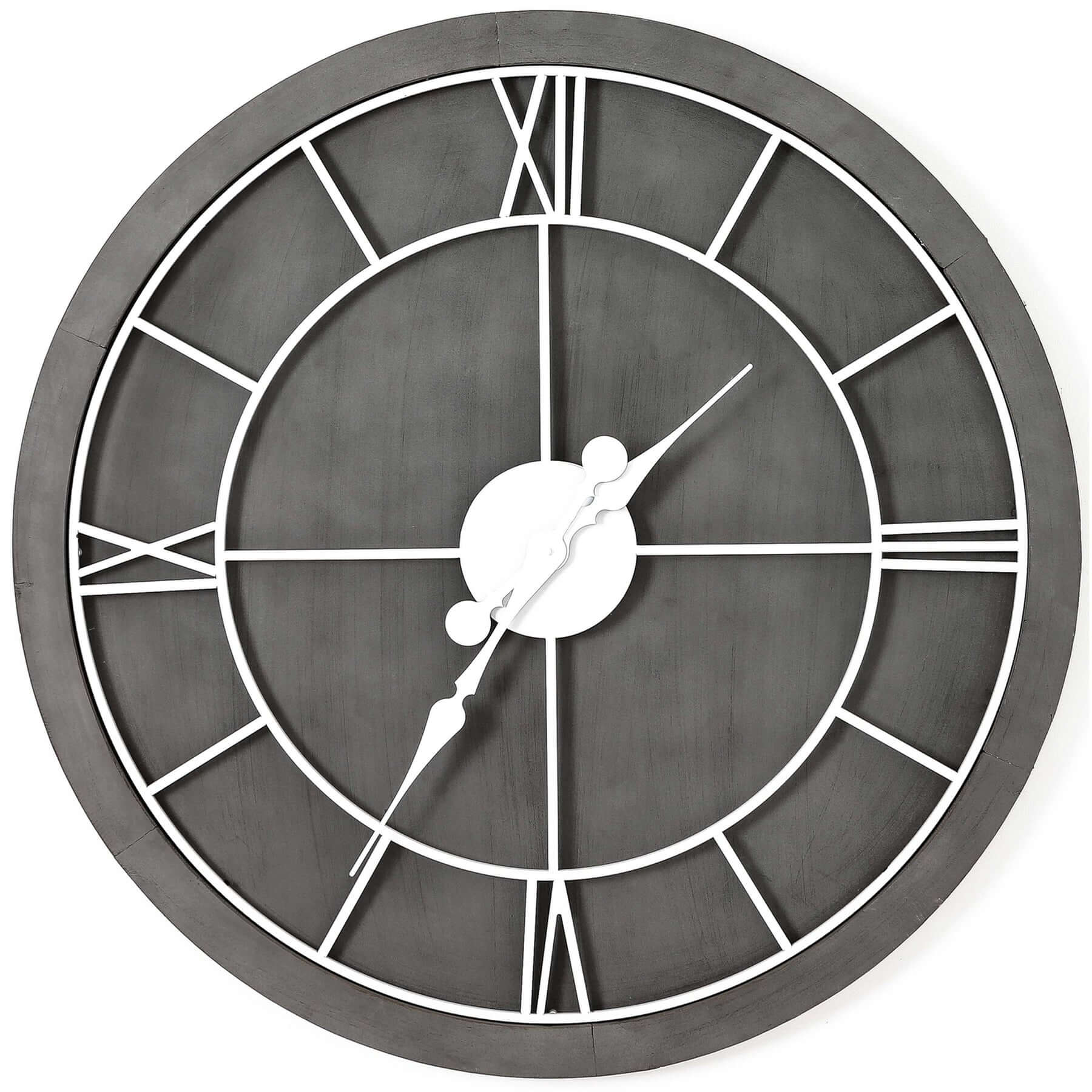 Williston Grey Wall Clock 60cm x 60cm-0